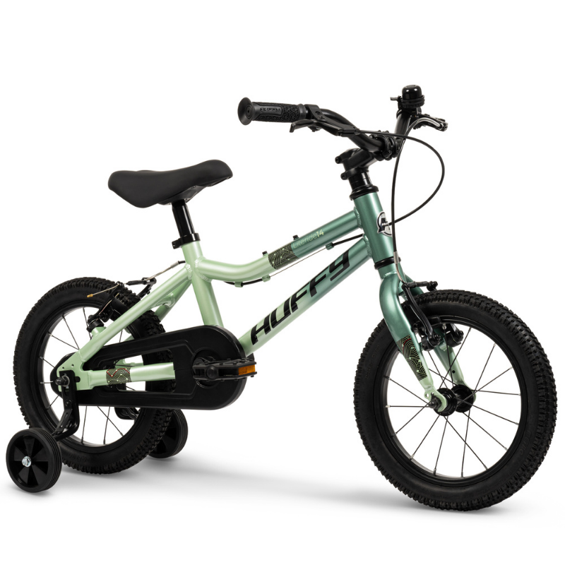Lightweight 14" Kids Bike in Green | Safe Starter Bike for Ages 4–6