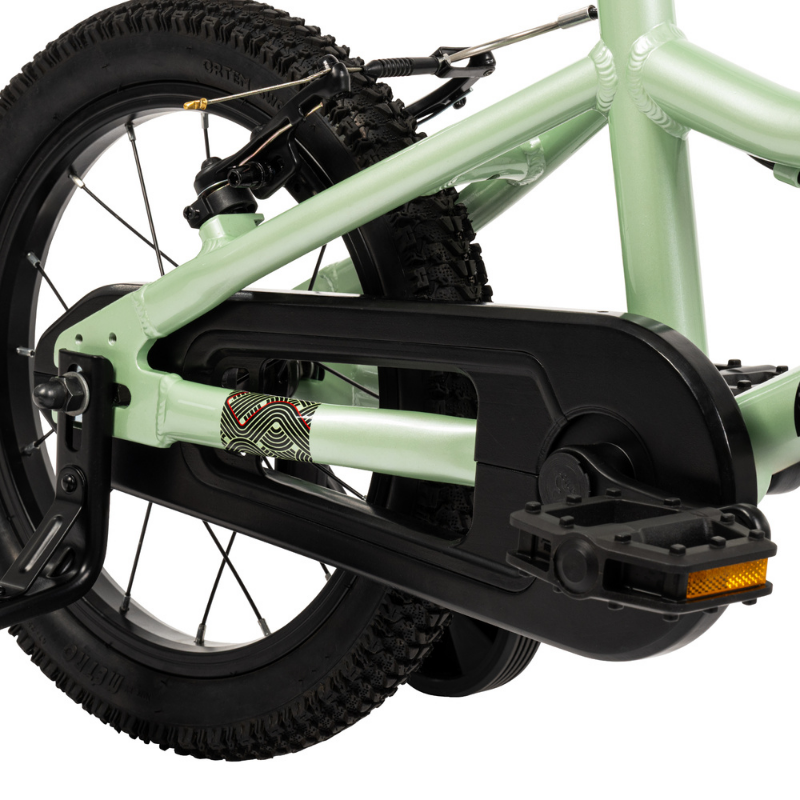 Lightweight 14" Kids Bike in Green | Safe Starter Bike for Ages 4–6