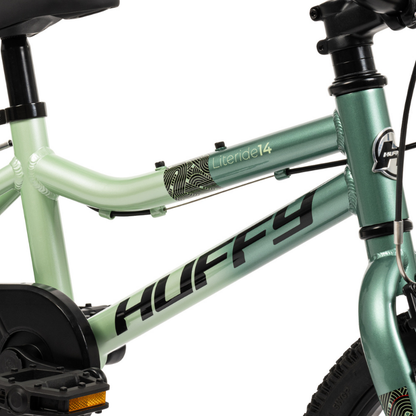 Lightweight 14" Kids Bike in Green | Safe Starter Bike for Ages 4–6