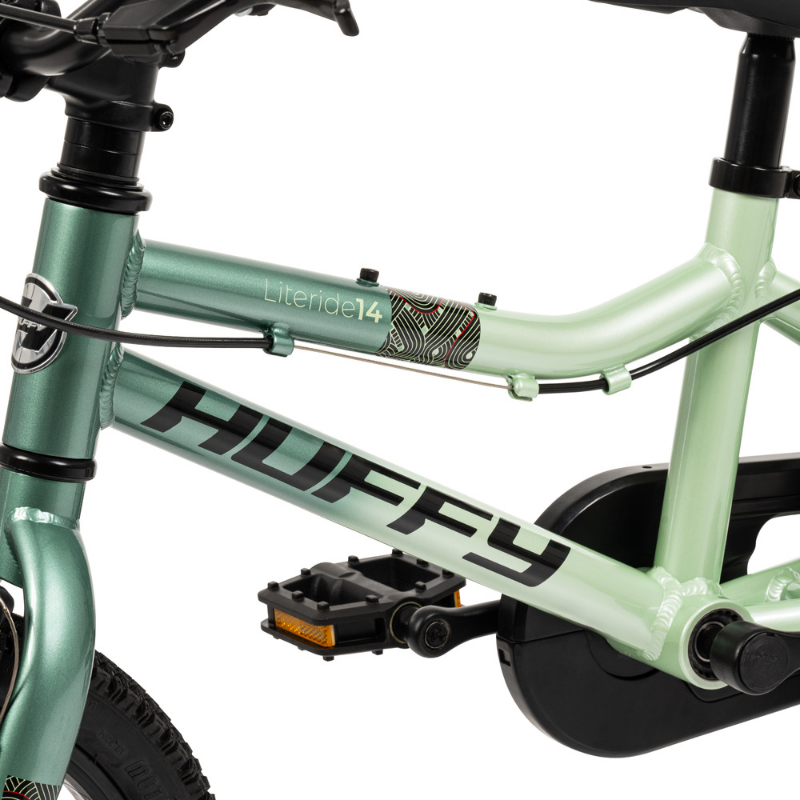 Lightweight 14" Kids Bike in Green | Safe Starter Bike for Ages 4–6