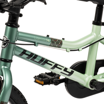 Lightweight 14" Kids Bike in Green | Safe Starter Bike for Ages 4–6