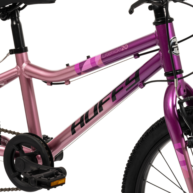 Lightweight 20-Inch Girls’ 7-Speed Bike | Neon Pink & Grey