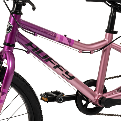 Lightweight 20-Inch Girls’ 7-Speed Bike | Neon Pink & Grey