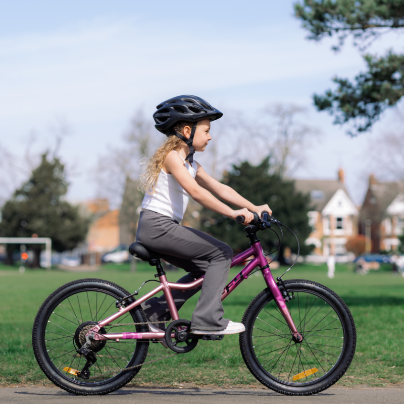 Lightweight 20-Inch Kids’ 7-Speed Bike | Titanium Sky Blue