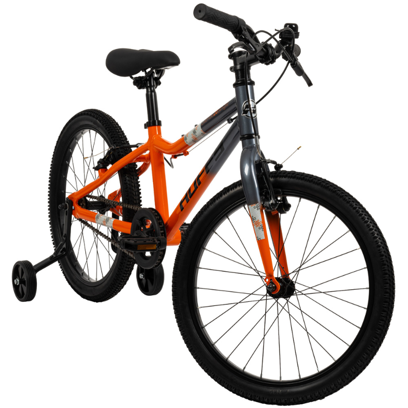 Lightweight 20-Inch Kids’ Single Speed Bike | Tangerine & Grey