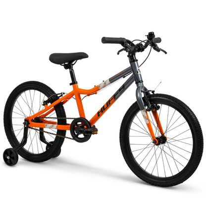 Lightweight 20-Inch Kids’ Single Speed Bike | Tangerine & Grey