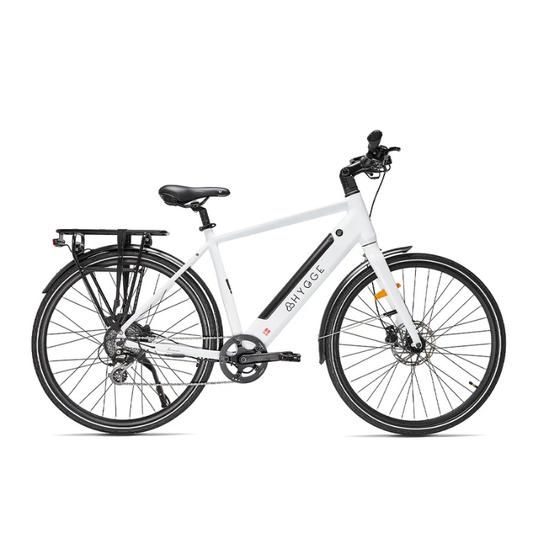 Lossø Powerful Electric Bike with 80km Range | Smooth & Reliable Ride | Ivory White