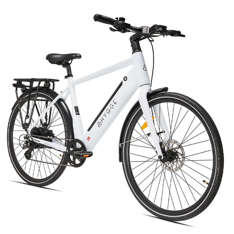 Lossø Powerful Electric Bike with 80km Range | Smooth & Reliable Ride | Ivory White