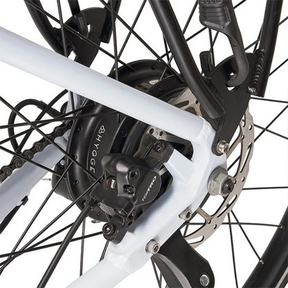 Lossø Powerful Electric Bike with 80km Range | Smooth & Reliable Ride | Ivory White