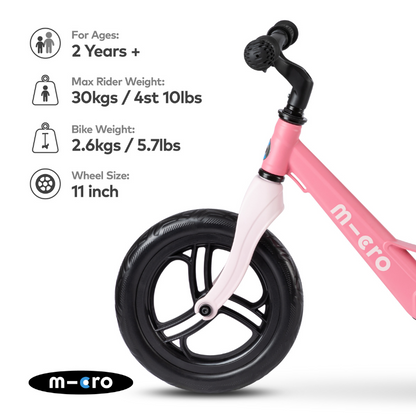 MICRO Balance Bike Lite Pink 2-5 years