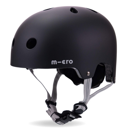 MICRO Deluxe Black Kids Helmet