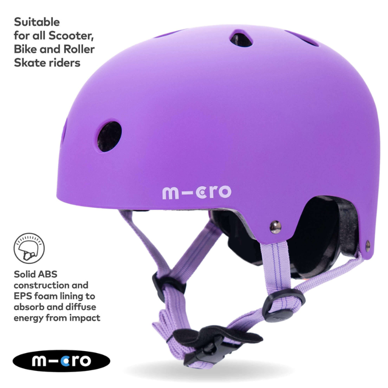 MICRO Deluxe Purple Kids Helmet