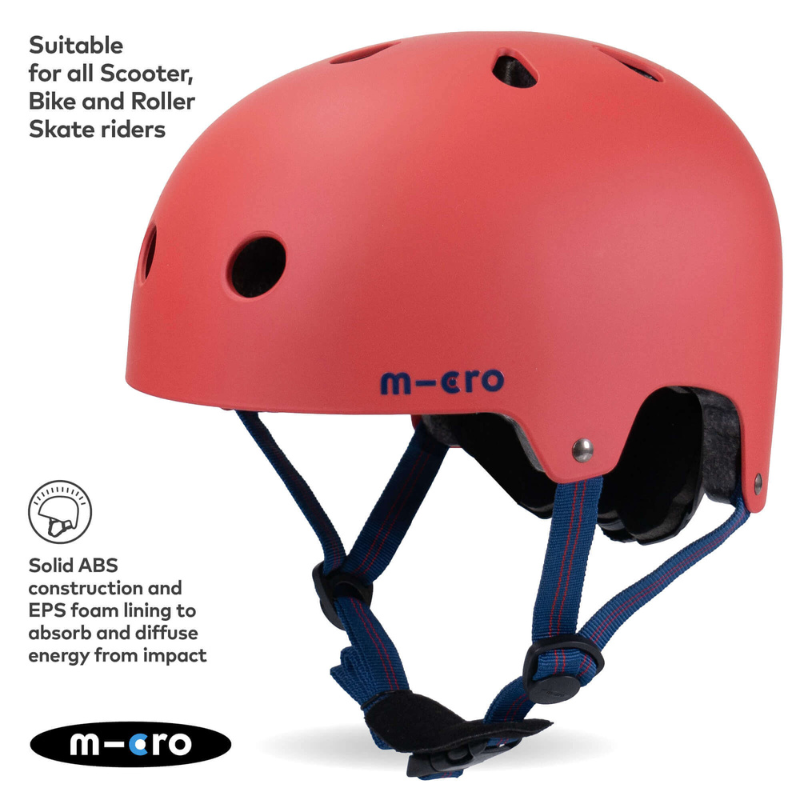 MICRO Deluxe Red Kids Helmet