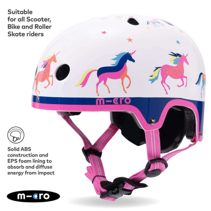 MICRO Deluxe Unicorn Kids Helmet