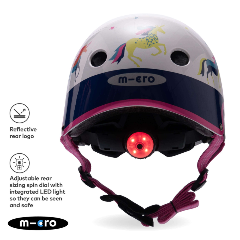 MICRO Deluxe Unicorn Kids Helmet