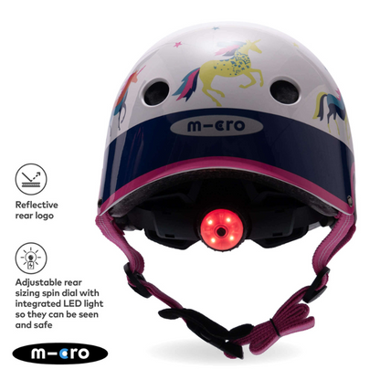 MICRO Deluxe Unicorn Kids Helmet