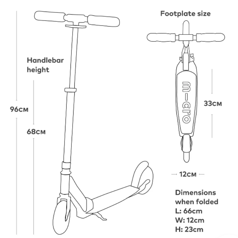 MICRO Speed Classic Matte Neo Chrome Scooter 8 years-Adult