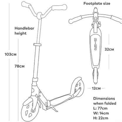 MICRO Speed Deluxe Blue Scooter 8 years-Adult