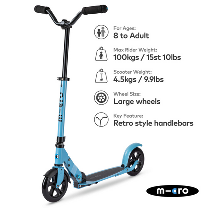 MICRO Speed Deluxe Blue Scooter 8 years-Adult