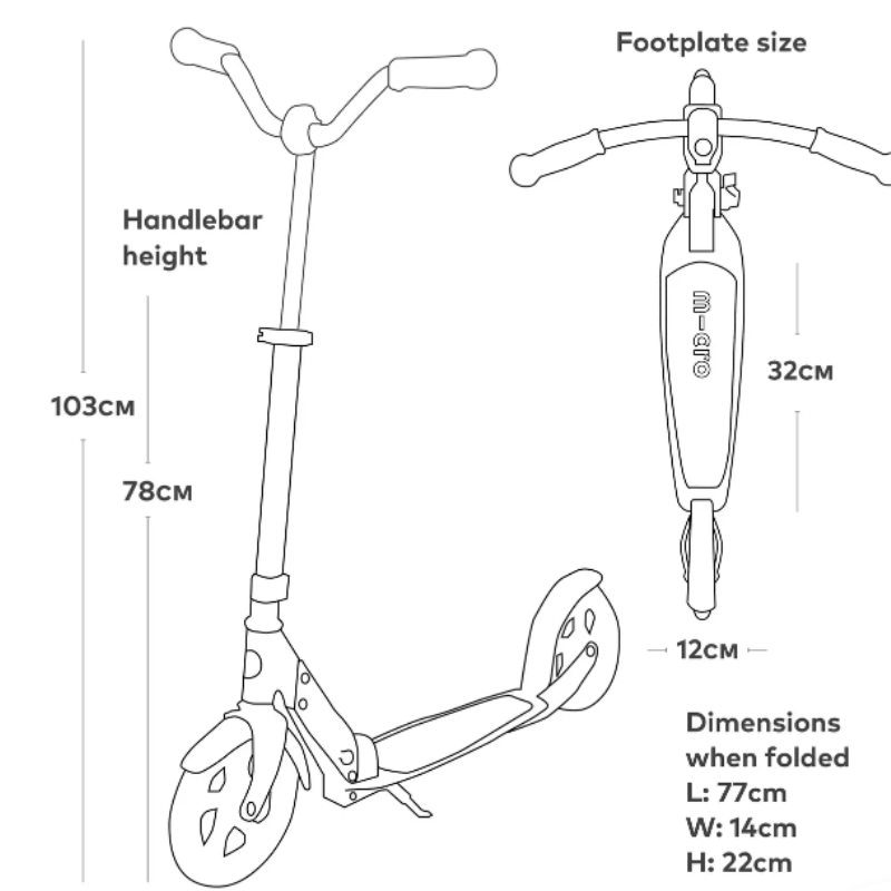 MICRO Speed Deluxe Rose Pink Scooter 8 years-Adult