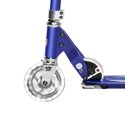 MICRO Sprite Classic LED Wheels Blue Scooter 5-12 years