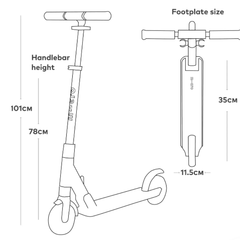 MICRO Sprite Suspension Blue Scooter 8 years-Adult