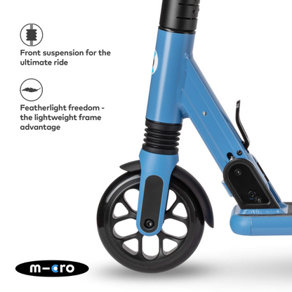 MICRO Sprite Suspension Blue Scooter 8 years-Adult