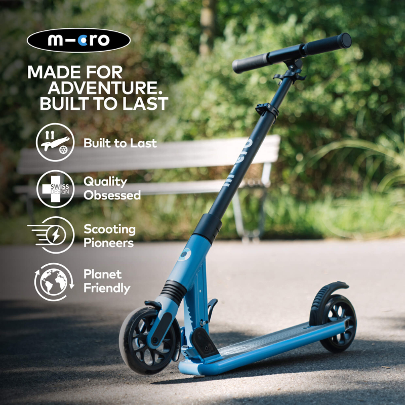 MICRO Sprite Suspension Blue Scooter 8 years-Adult