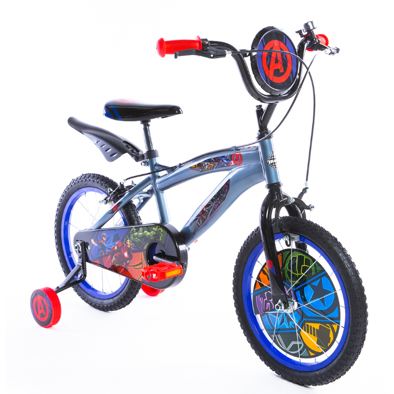 HUFFY Marvel Avengers Kids 16" Bike 5-7 Years + Stabilisers