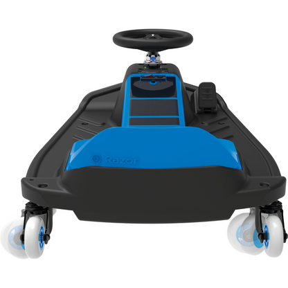 RAZOR Crazy Cart 12 Volt Electric Drift Cart Blue/Black 6-8+ years