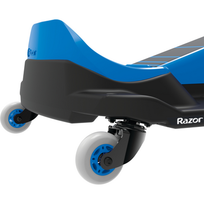 RAZOR Crazy Cart 12 Volt Electric Drift Cart Blue/Black 6-8+ years