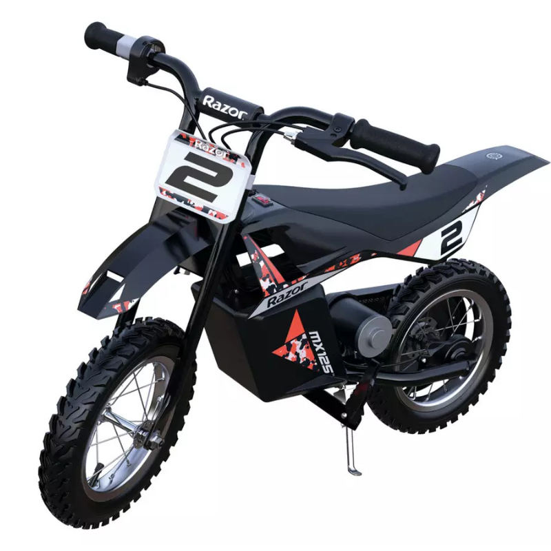 RAZOR Dirt Rocket MX125 - Black 12 Volt- 7+ Years