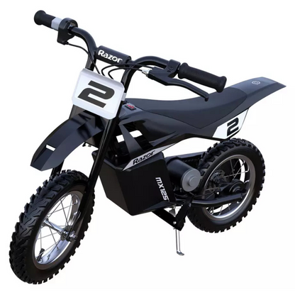 RAZOR Dirt Rocket MX125 - Black 12 Volt- 7+ Years