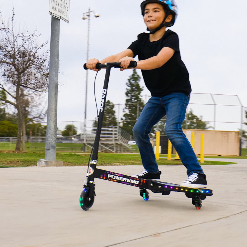 RAZOR PowerWing Lightshow 3 Wheel Scooter 6+ years