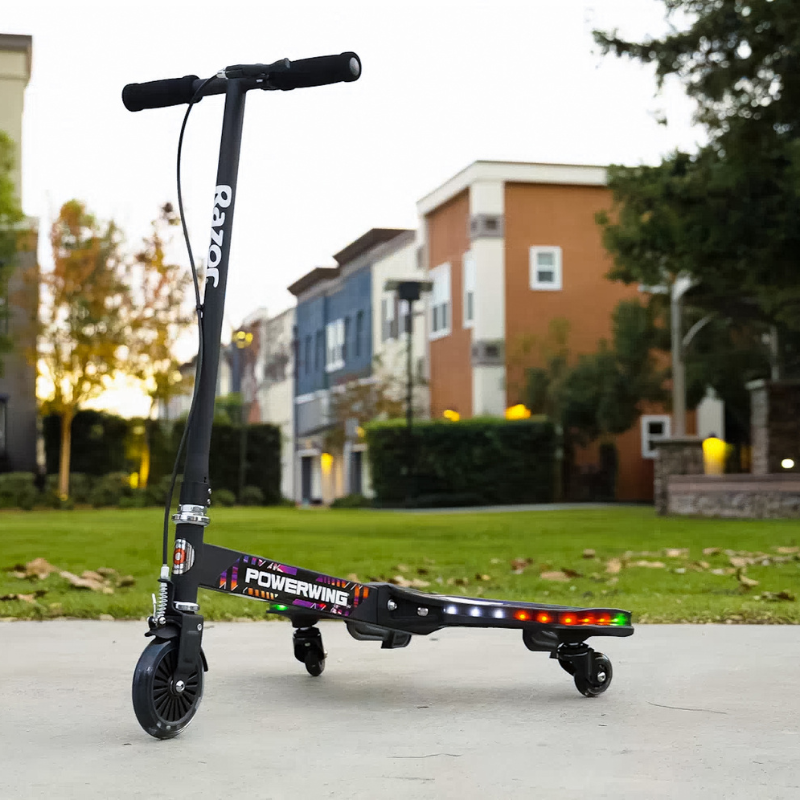 RAZOR PowerWing Lightshow 3 Wheel Scooter 6+ years