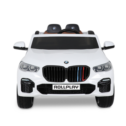 ROLLPLAY BMW X5M 12 Volt Premium Car with Remote Control – White 3-6 Years