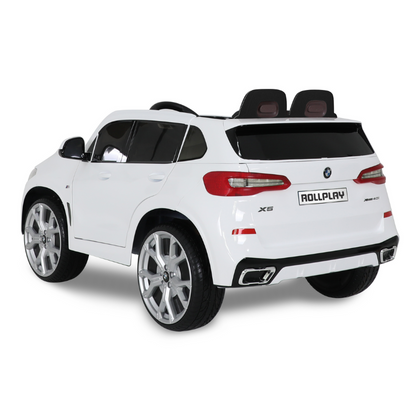 ROLLPLAY BMW X5M 12 Volt Premium Car with Remote Control – White 3-6 Years