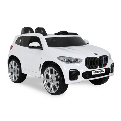 ROLLPLAY BMW X5M 12 Volt Premium Car with Remote Control – White 3-6 Years