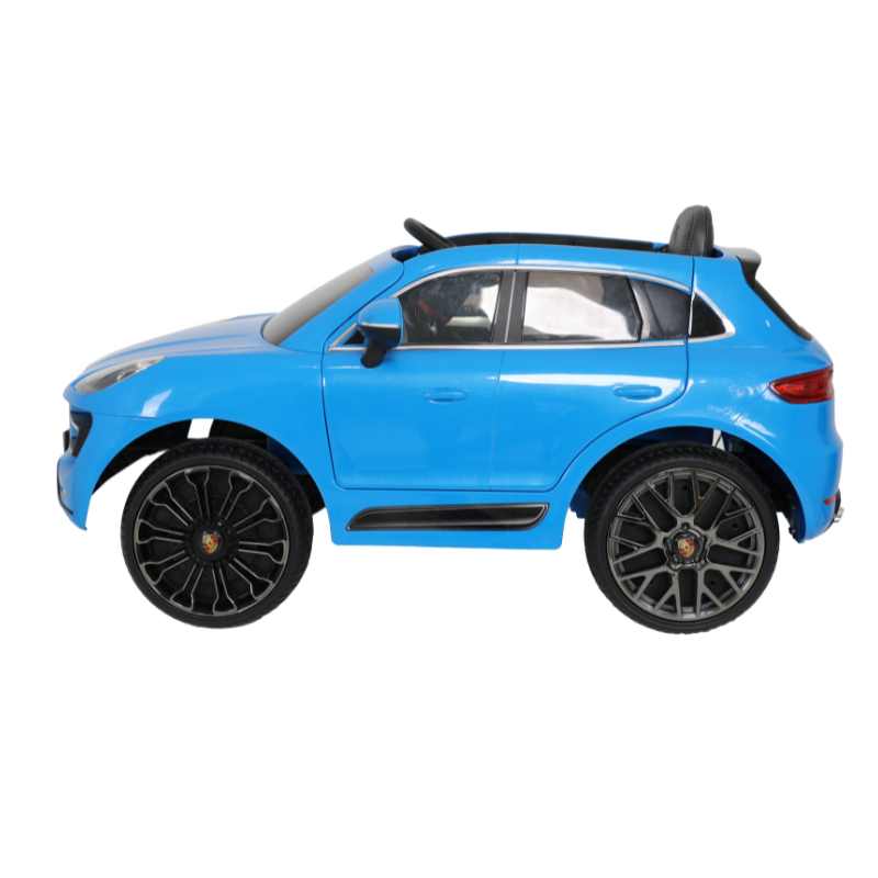 ROLLPLAY Kids Porsche Macan 12 Volt Premium Car with Remote Control-Blue 3-6 Years