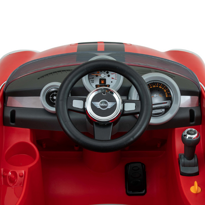 ROLLPLAY Mini Cooper S Roadster 6 Volt Car with Remote Control – Red 3-6 Years