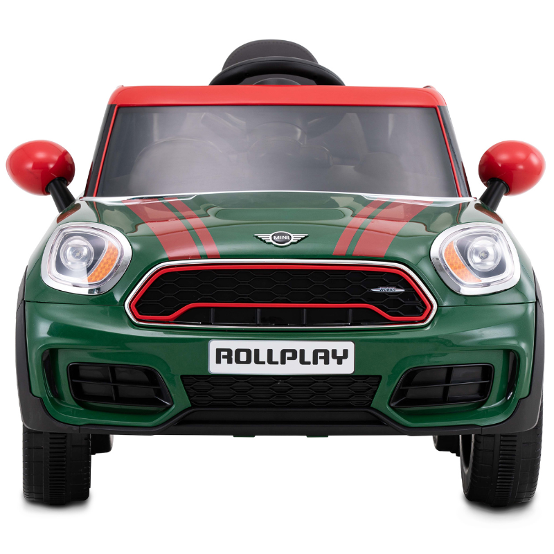 ROLLPLAY Mini Countryman 12 Volt Premium Car with Remote Control – Green 3-6 Years