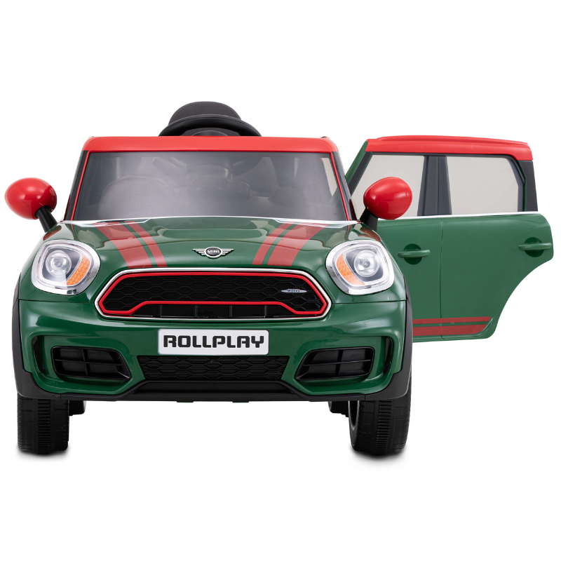 ROLLPLAY Mini Countryman 12 Volt Premium Car with Remote Control – Green 3-6 Years