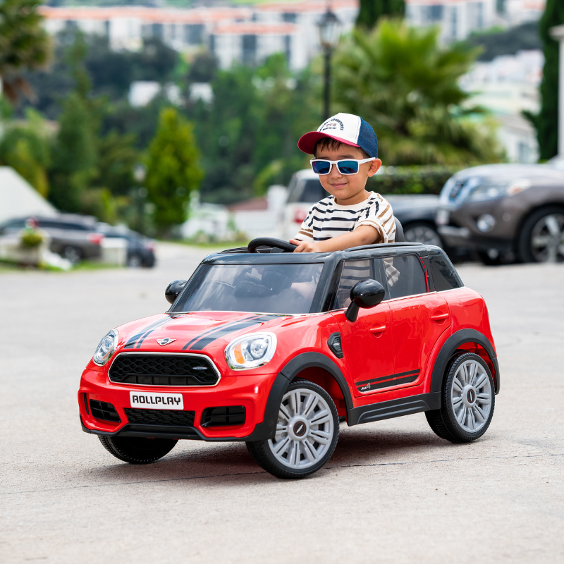 ROLLPLAY Mini Countryman 6 Volt Car with Remote Control – Red 3-6 Years