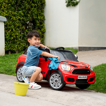 ROLLPLAY Mini Countryman 6 Volt Car with Remote Control – Red 3-6 Years