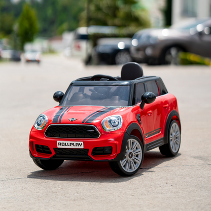 ROLLPLAY Mini Countryman 6 Volt Car with Remote Control – Red 3-6 Years