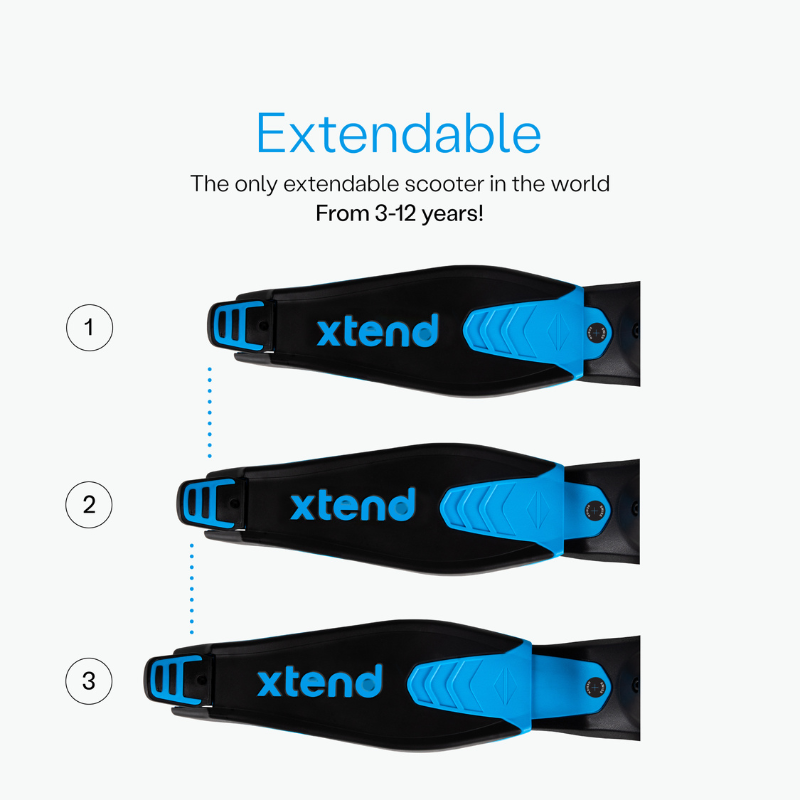 SMARTRIKE Xtend 3 Stage Scooter - Blue 3-12 years