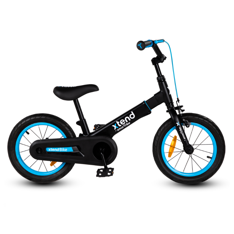 SMARTRIKE Xtend 3 Stage Balance 12" & 14" Bicycle - Blue/Black 3-7 Years