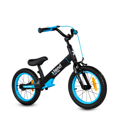 SMARTRIKE Xtend 3 Stage Balance 12" & 14" Bicycle - Blue/Black 3-7 Years