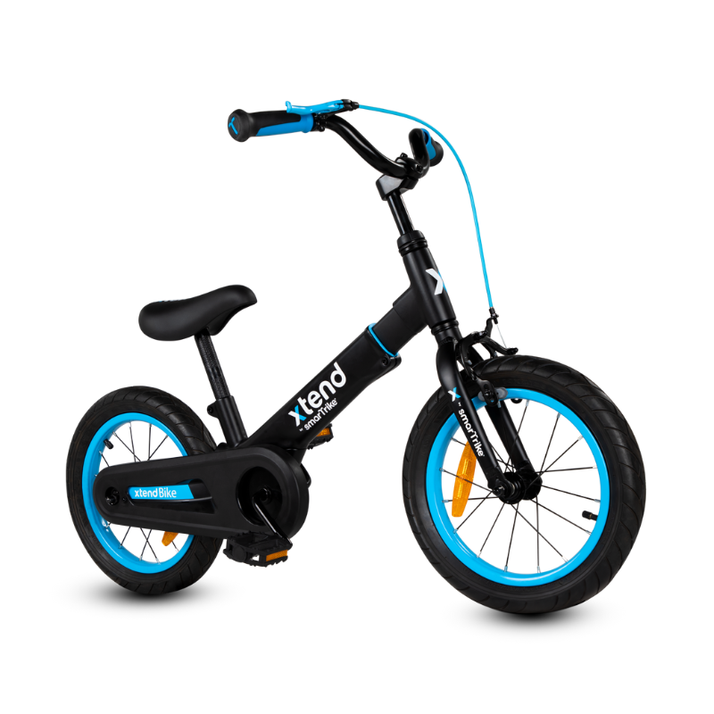 SMARTRIKE Xtend 3 Stage Balance 12" & 14" Bicycle - Blue/Black 3-7 Years