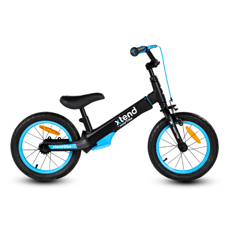 SMARTRIKE Xtend 3 Stage Balance 12" & 14" Bicycle - Blue/Black 3-7 Years